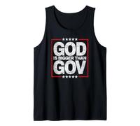 Design God is Bigger Than Gov Faith Débardeur