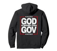 Design God is Bigger Than Gov Faith Sweat à Capuche