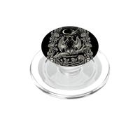 Design Gothique de Chauve-Souris avec Roses et étoiles PopSockets PopGrip pour MagSafe