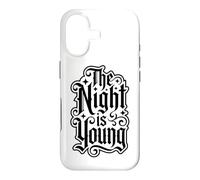 Design Gothique Effrayant d'halloween The Night is Young Coque pour iPhone 17