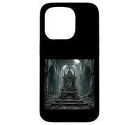 Design Gothique en ruine et cathédrale Fantaisie Sombre Coque pour iPhone 15 Pro