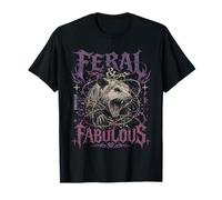 Design Gothique Grunge Y2K Opossum, Sauvage et Fabuleux T-Shirt