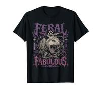 Design Gothique Grunge Y2K Opossum, Sauvage et Fabuleux T-Shirt Graphique avec Valeur