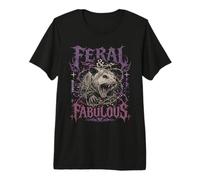 Design Gothique Grunge Y2K Opossum, Sauvage et Fabuleux T-Shirt Haut de Gamme