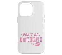 Design Graphique avec Citation Mignonne de la Jalousie Coque pour iPhone 14 Pro Max