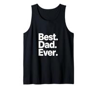Design Graphique Best Dad Ever Bold Minimal Typographie Débardeur
