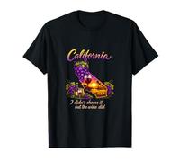 Design Graphique California Wine Pride Silhouette T-Shirt