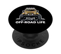 Design Graphique de Camion d'aventure 4x4 Off Road Life PopSockets PopGrip Adhésif