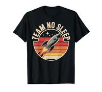Design Graphique de Motivation Team No Sleep Rocket T-Shirt