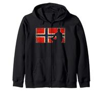 Design Graphique de Supporter de la Norvège Football 26 Fan Pride Sweat à Capuche