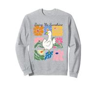 Design graphique d'été pour femme Motif canard Bring Me Sunshine Sweatshirt