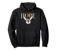 Design Graphique Hope Pigeon Faith Jesus God Blessed Pray Sweat à Capuche