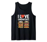 Design Graphique « I Love Sandwiches » Débardeur
