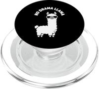Design Graphique introverti No Drama Lama Funny Chill PopSockets PopGrip pour MagSafe