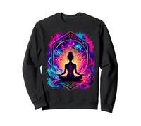 Design Graphique Mandala de méditation Cosmique Sweatshirt