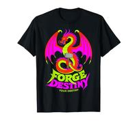 Design Graphique Neon Dragon Forge Destiny T-Shirt