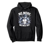 Design graphique No Mr Nice Guy Wolf Sweat à Capuche