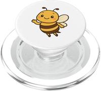 Design Graphique Souriant d'abeille Mignonne pour Les Amoureux de la Nature PopSockets PopGrip pour MagSafe