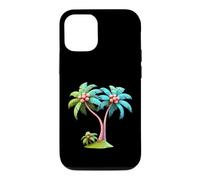 Design Graphique stylisé de l'île aux cocotiers Coque pour iPhone 12/12 Pro