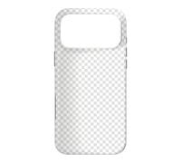 Design Graphique Transparence Grille Gris Blanc à Carreaux Coque pour iPhone 17 Pro Max