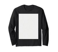 Design Graphique Transparence Grille Gris Blanc à Carreaux Manche Longue