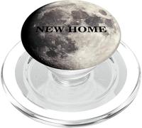 Design Graphique Travel to The Moon, The Moon is My New Home PopSockets PopGrip pour MagSafe