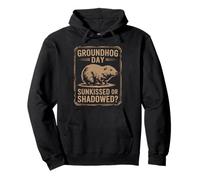 Design Groundhog Day Sunkissed ou Shadowed Groundhog Day pour homme Sweat à Capuche
