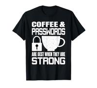 Design Hacker de chapeau blanc pour un spécialiste de la sécurité cyber T-Shirt