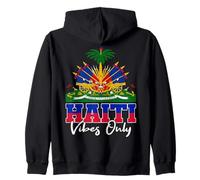 Design Haiti Vibes uniquement pour les amoureux haïtiens Sweat à Capuche