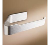 Design Hambourg Porte-Papier Toilette | Argent | adhésif