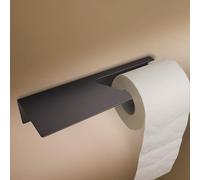Design Hambourg Porte-Papier Toilette | Noir | avec Tablette