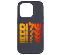 Design hébreu Shalom Peace Israel Jewish Faith Defenders Coque pour iPhone 15 Pro
