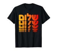 Design hébreu Shalom Peace Israel Jewish Faith Defenders T-Shirt