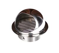 Design hémisphérique - Sortie d'aération extérieure pour hottes et systèmes de ventilation - Imperméable - Ourlet épais - 110 mm