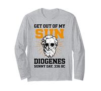 Design hilarant diogène Amateur de philosophes grecs Anciens Manche Longue