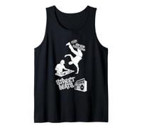 Design Hip Hop Noir et Blanc Old School Jams Débardeur