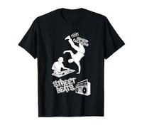 Design Hip Hop Noir et Blanc Old School Jams T-Shirt