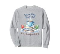 Design Hivernal pour Les Amateurs de Lecture du Snow Day Book Club Sweatshirt