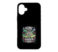 Design Home is Where The Garden Grows Coque pour iPhone 16 Plus
