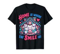 Design « Home is Where The Smile is Cute Tooth » T-Shirt