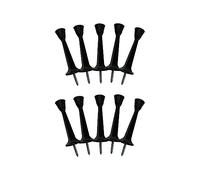 Design House 189043 Lot de 10 butées de porte en fonte rigide, noir mat