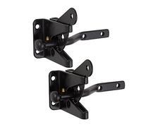 Design House 189407-MB Lot de 2 loquets de portail autobloquants Noir mat