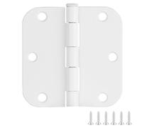 Design House 189605 Lot de 6 charnières de porte intérieures en acier laqué blanc 8,9 x 8,9 cm