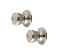Design House 190579 Lot de 2 boutons de porte factices en nickel satiné