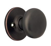 Design House 753434 Cambridge 2-Way Dummy Door Knob, Reversible for Left or Right Handed Doors, Oil Rubbed Bronze Finish by