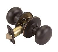 Design House 753442 Cambridge Passage Door Knob, 2-Way Latch, Oil Rubbed Bronze Finish by