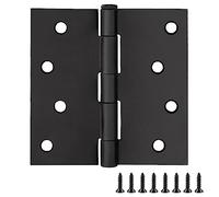 Design House Charnière d'angle carrée 188995, noir mat, 10,2 cm