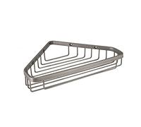 Design House Panier de douche d'angle moderne en acier inoxydable à fixation murale 24,1 cm