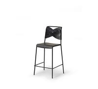 Design House Stockholm Chaise de bar Torso - noir - Bois noir