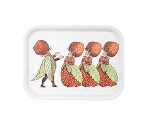 Design House Stockholm Plateau The Strawberry Family 20x27 cm White